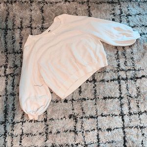 Balloon Sleeve Sweatshirt